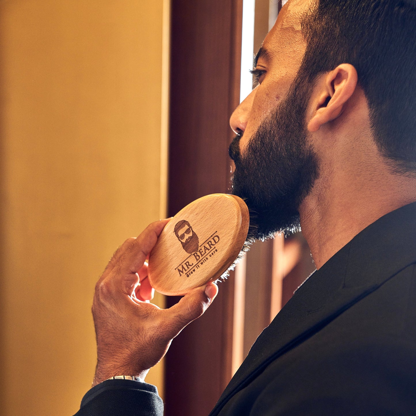 Beard Balm + Beard Brush - Mr.Beard